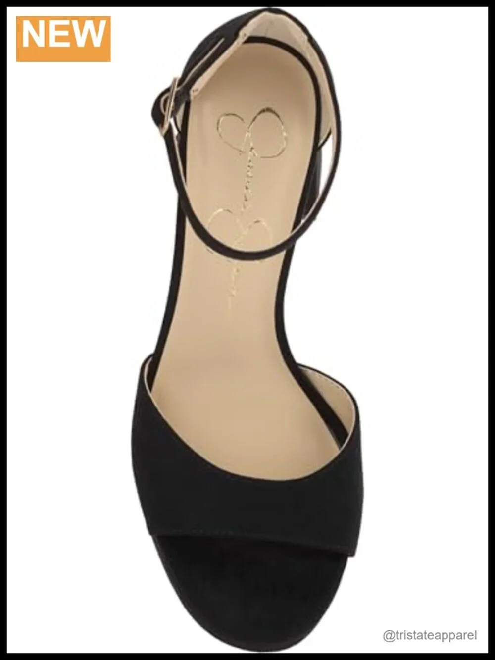 Faux Suede Platform Heeled Sandal with Ankle Strap and Block Heel